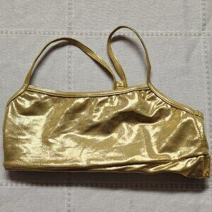 Balera Gold Polyester and Spandex Camisole Dance Top Size Girls Medium MC